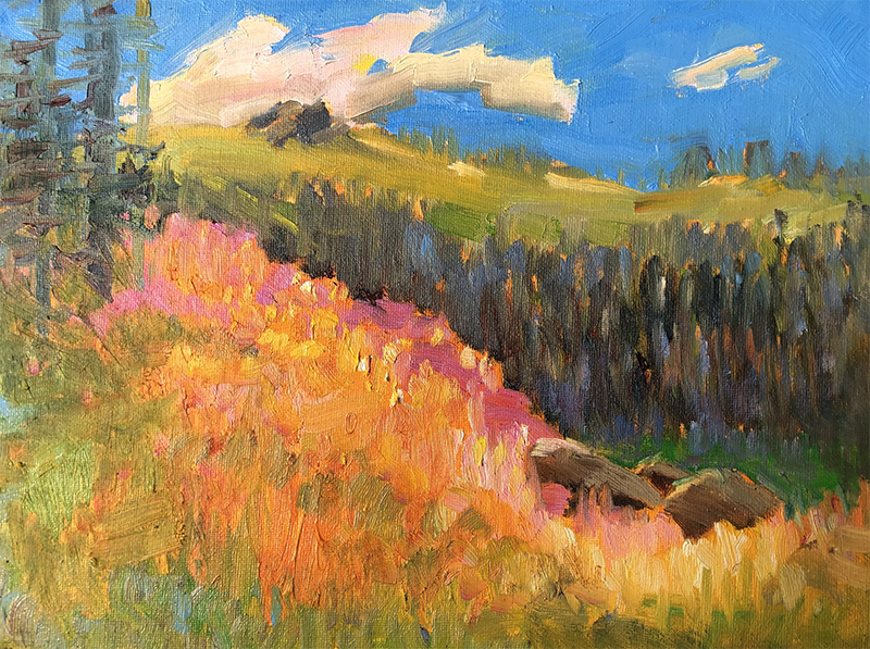 Joan Hoffman oil painting High Meadow