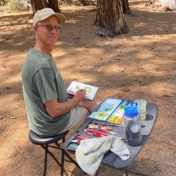 John plein air painting
